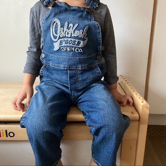 Osh Kosh B”Gosh Denim Overalls 2T - Picture 7 of 8